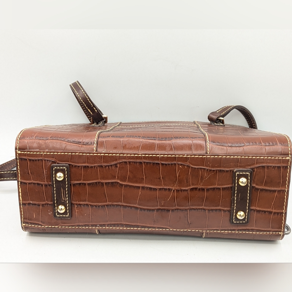 Dooney & Bourke Croco Charlotte Bag - Picture 9 of 13